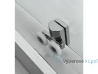 QuickLine Austin chróm 90X90 ,čierny