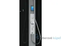 QuickLine MIAMI  chrom 90x90 , čierny