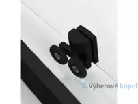 QuickLine Austin black 90x90 ,  biely