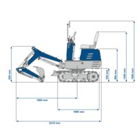 Scheppach EXC 815 - minibager