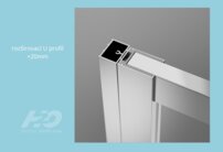 Sprchovací kút H2O Comfort A 80x80 , 90x90