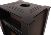 Krbové kachle HS Flamingo LEND 11/7 hnedá ER s výmenníkom a el reguláciou - AQUAFLAM