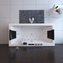 hydromasážna vaňa Laguna M PURE  biela 180x90x55 cm