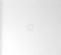 MIRAI vanička z liateho mramoru, obdĺžnik 100x90x1,8cm, ľavá, biela