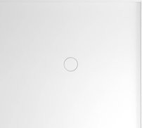 MIRAI vanička z liateho mramoru, obdĺžnik 100x90x1,8cm, pravá, biela