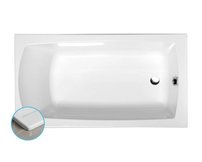 LILY SLIM obdĺžniková vaňa 130x70x39cm, biela