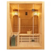 Sanotechnik Riga fínska sauna pre 3 osoby, 150x120cm