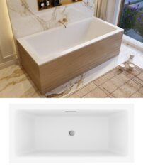 Sabina vaňa Pro Slim matná 180x80