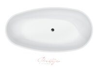 Voľne stojaca vana Vanilla  168x86 cm čierna