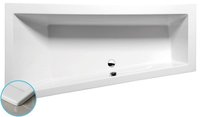 ANDRA L SLIM asymetrická vaňa 170x90x45cm, biela
