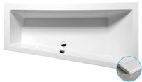ANDRA R SLIM asymetrická vaňa 170x90x45cm, biela