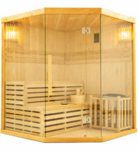 Sanotechnik Tallinn fínska sauna pre 3 osoby, 150x150cm