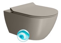 PURA WC závesné 55x36 cm, SWIRLFLUSH, tortora dual-mat
