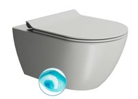PURA WC závesné 55x36 cm, SWIRLFLUSH, cenere dual-mat