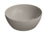 PURA umývadlo na dosku, priemer 42 cm, tortora mat