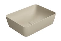 SAND umývadlo na dosku 50x38 cm, creta mat