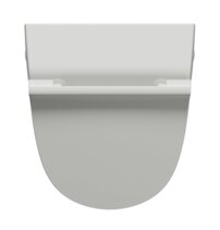 COMMUNITY urinál so zakrytým prívodom vody s otvormi pre veko 31x65cm, cenere mat