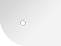 FLEXIA sprchová vanička z liateho mramoru štvrťkruh, s možnosťou úpravy rozmeru, 110x90x3cm, R550, pravá