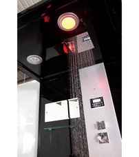 Parný sprchový box + infračervená kabína D72, 143x90x215cm