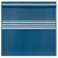 MODERNISTA Rodápie Clasico C/C Azul Oscuro 15x15