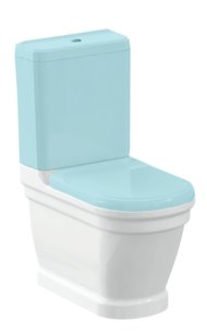 ANTIK WC kombi, zadný/spodný odpad, 37x63 cm