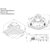 AWT GE113-1TSL 145x145