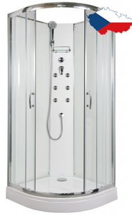 ARTTEC BRILIANT NEW - masážny sprchovací box model 4 grape
