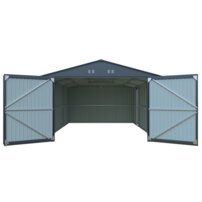 kovová garáž Riwall PRO RMCG 20x13 Anthracite 3,8x6 m