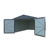 kovová garáž Riwall PRO RMCG 20x13 Anthracite 3,8x6 m