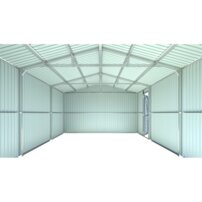 kovová garáž Riwall PRO RMCG 20x13 Anthracite 3,8x6 m