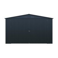 kovová garáž Riwall PRO RMCG 20x13 Anthracite 3,8x6 m