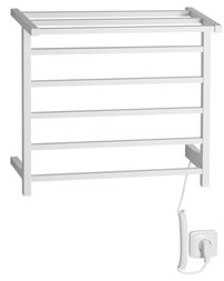 ELZOR Elektrický sušiak uterákov 500x470mm, 50W, biela matná
