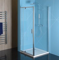 Easy Line obdĺžniková/štvorcová sprchová zástena pivot dvere 790-930x900mm L/P v