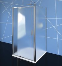 EASY LINE sprchový kout tri steny 900-1000x1000mm, pivot dvere L/P varianta, Brick sklo