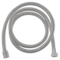 Kovová sprchová hadica, opletená, 175 cm, brúsený nikel
