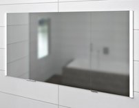 INTEGRA zápustná galérka s LED osvetlením, 125x70cm