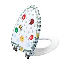 KID WC sedátko duroplast, kovové pánty, farebná potlač (KC3041.0F)