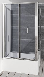 Deep obdĺžniková sprchová zástena 1000x750mm L/P varianta,číre sklo