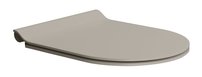 WC sedátko Soft Close SLIM, duroplast, tortora mat/chróm