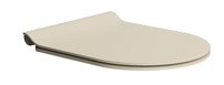WC sedátko Soft Close SLIM, duroplast, creta mat/chróm