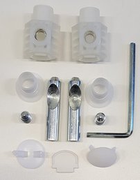 PACO, PORTO RIMLESS závěsné WC a bidet - montážní sada