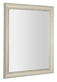 CORONA zrkadlo v drevenom ráme 728x928mm, šampaň