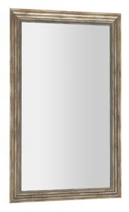 DEGAS zrkadlo v drevenom ráme 616x1016mm, čierna/starobronz