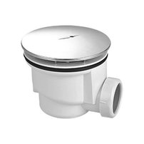 Vaničkový sifón, 90mm, leštená nerez