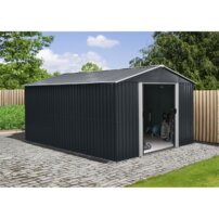 záhradný domček Riwall Pro RMSA 12x10 Anthracite 3 x 3,7 m