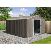 záhradný domček Riwall Pro RMSA 12x10 Brown 3 x 3,7 m