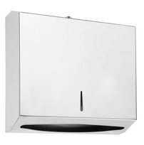 Zásobník na papierové uteráky 285x265x105 mm, leštená nerez