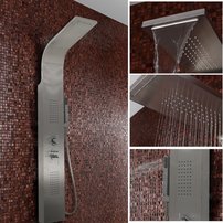 Masážny panel Antikalc NOVEL 4 funkcie nerez