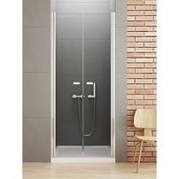 NEW SOLEO dvojkrídlové sprchové dvere do niky 80/90 cm D-0124A