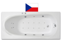 ARTTEC Rhey LUXUS 190 x 80 hydromasážna akrylátová vaňa